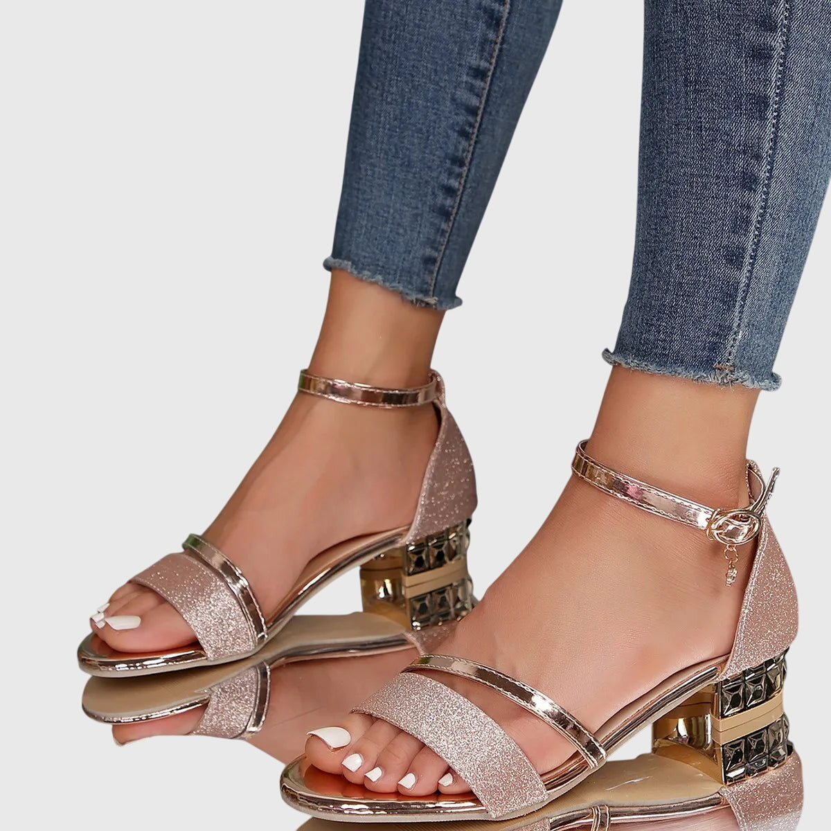 Ορθοπεδικά Σανδάλια με Ρυθμιζόμενο Κλείσιμο και Εργονομικό Σχεδιασμό – Μαύρο Δέρμα, Τακούνι 5 εκ.