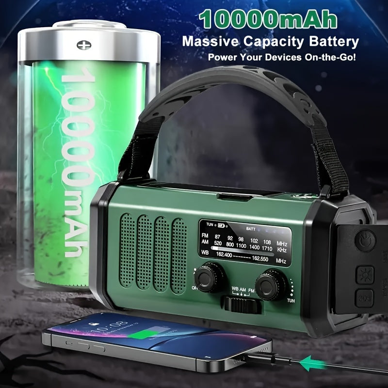 Ραδιοφωνάκι Εκτάκτου Ανάγκης All-in-One με Φακό και Φορτιστή