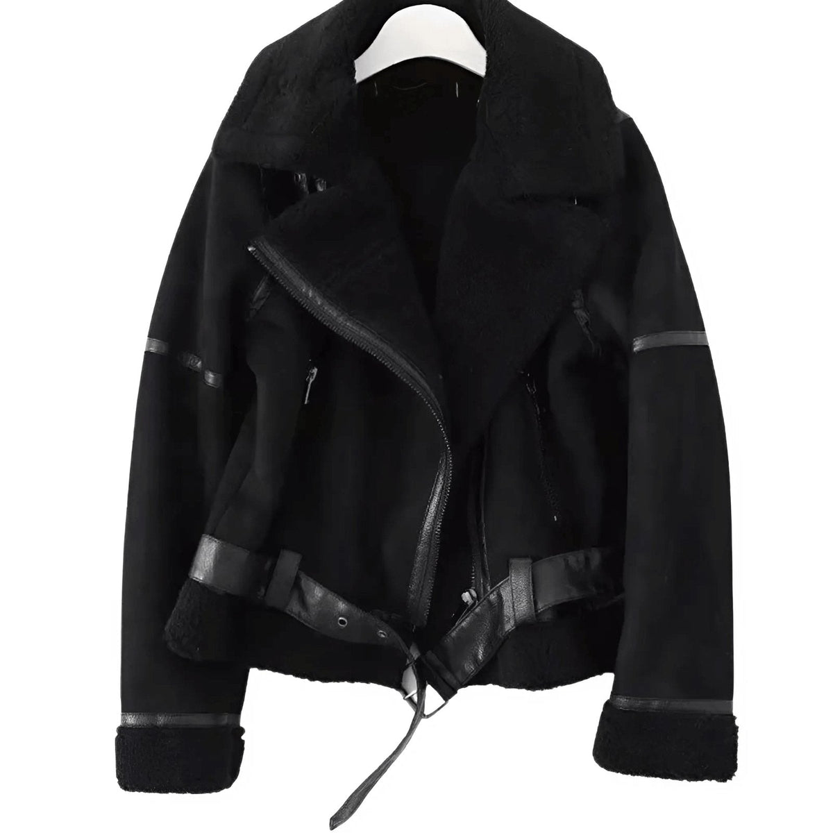 Γυναικείο Τζάκετ Aviator με Επένδυση Shearling