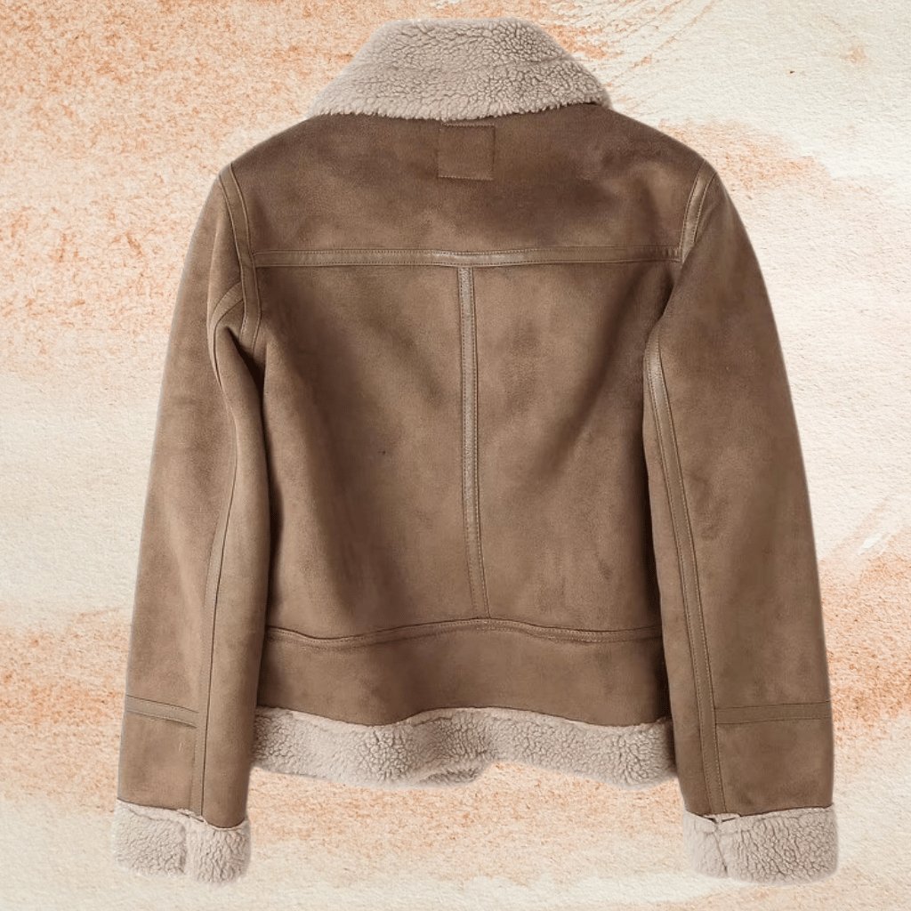 Γυναικείο Τζάκετ Aviator με Επένδυση Shearling