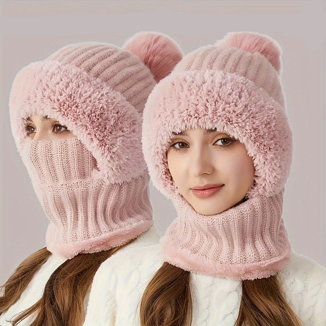 Αντιανεμική Ρυθμιζόμενη Μάσκα Σκι Balaclava από Fleece Sherpa με Περικαταστρωματική Λαιμού