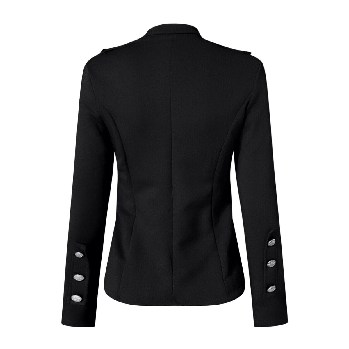 Γυναικείο Σακάκι Blazer Μεσάτο με Κουμπιά Μπροστά