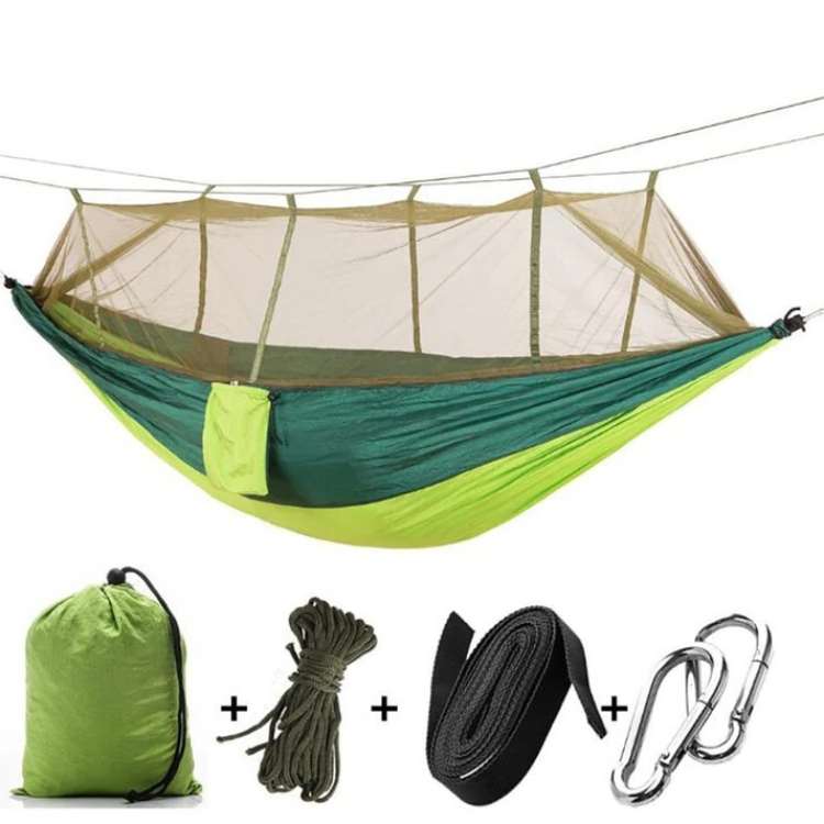 Φορητή Αιώρα Camping Εξωτερικού Χώρου με Κουνουπιέρα