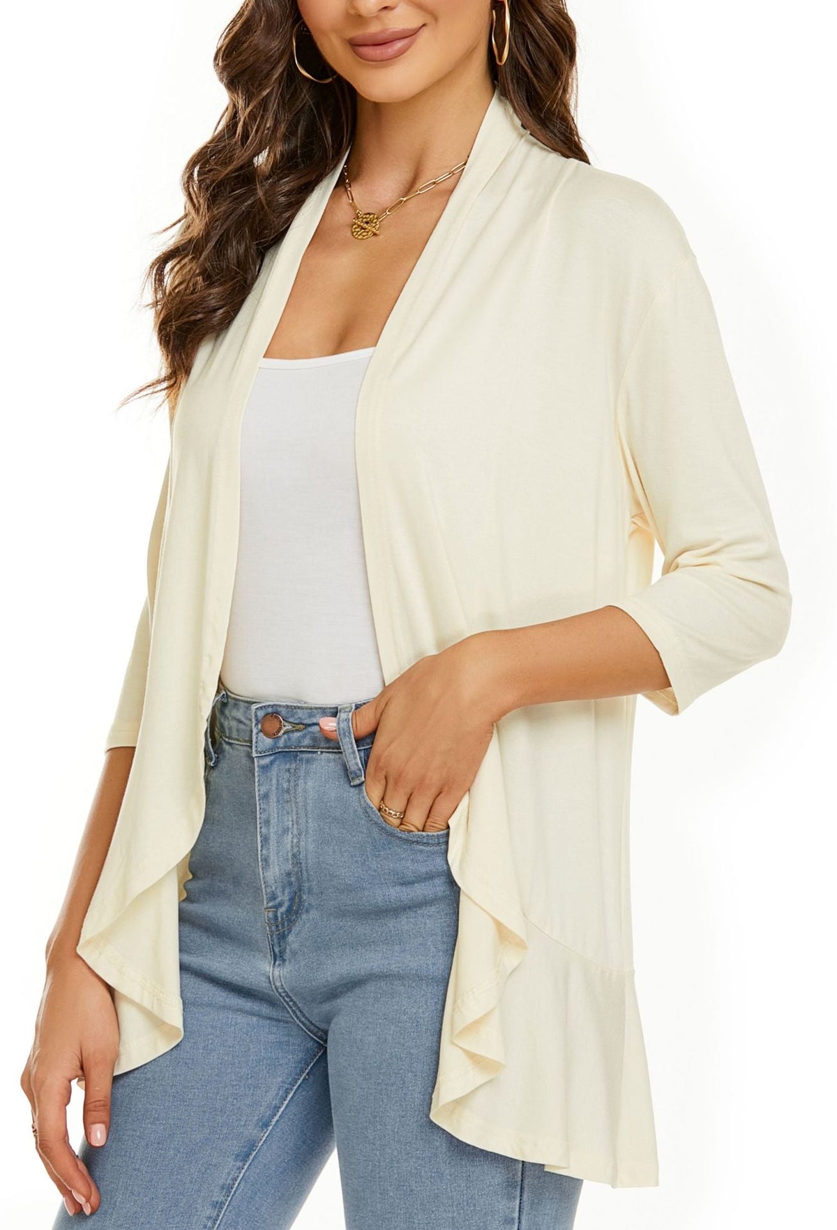 Γυναικείες Κάλτσες Cardigan, Ελαφριές και Casual με Ανοιχτό Μπροστινό Μέρος
