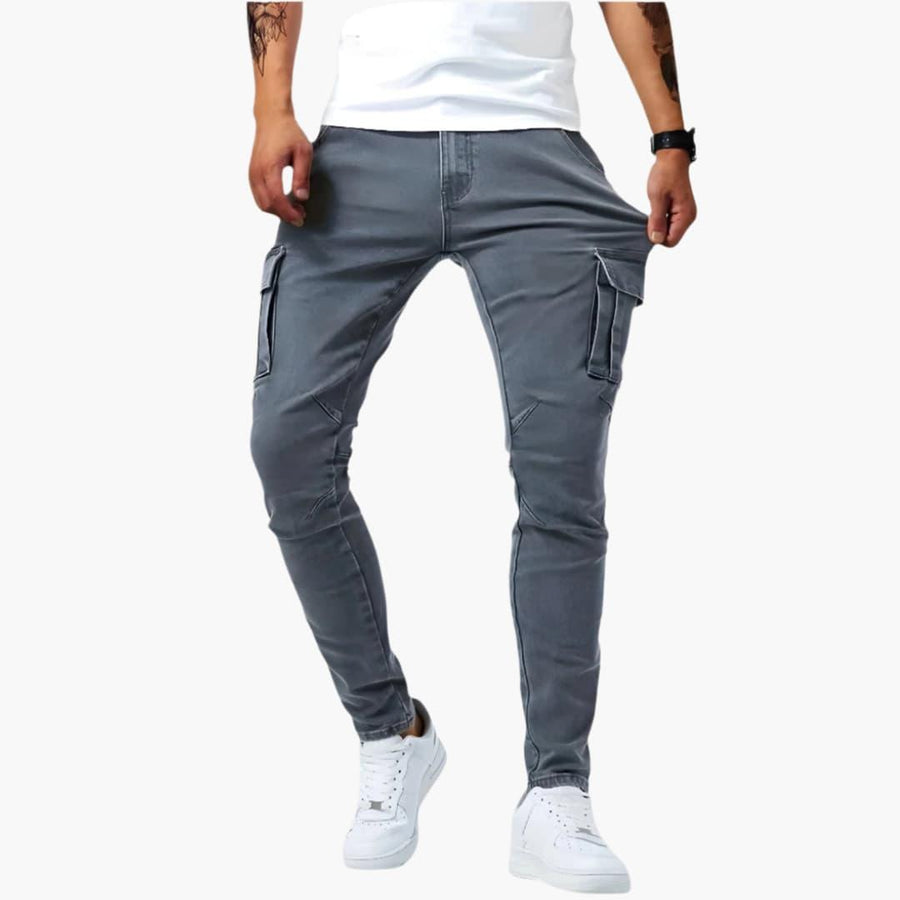 Ανδρικό Παντελόνι Cargo Slim-Fit