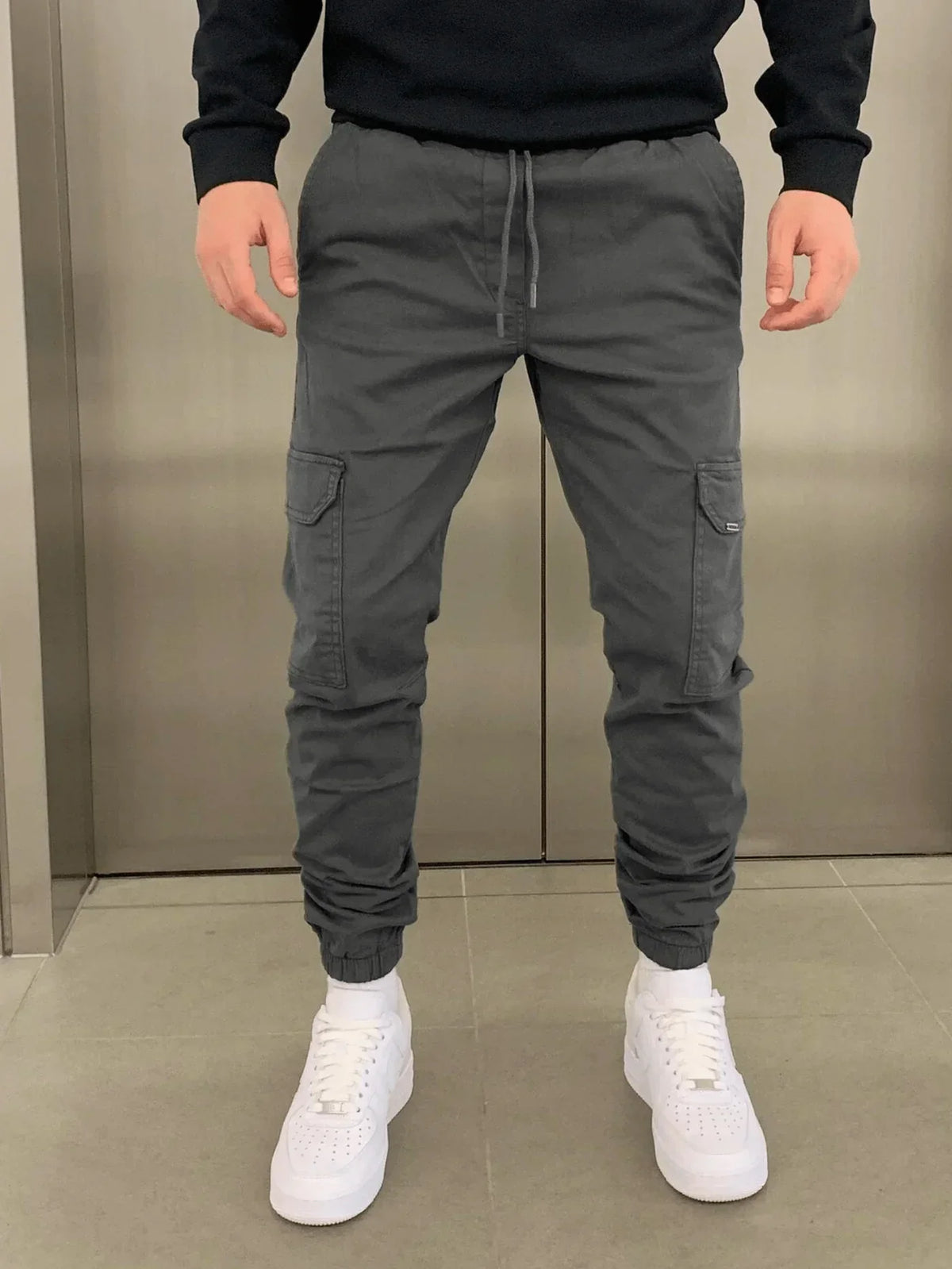 Ανδρικό Παντελόνι Cargo Slim-Fit