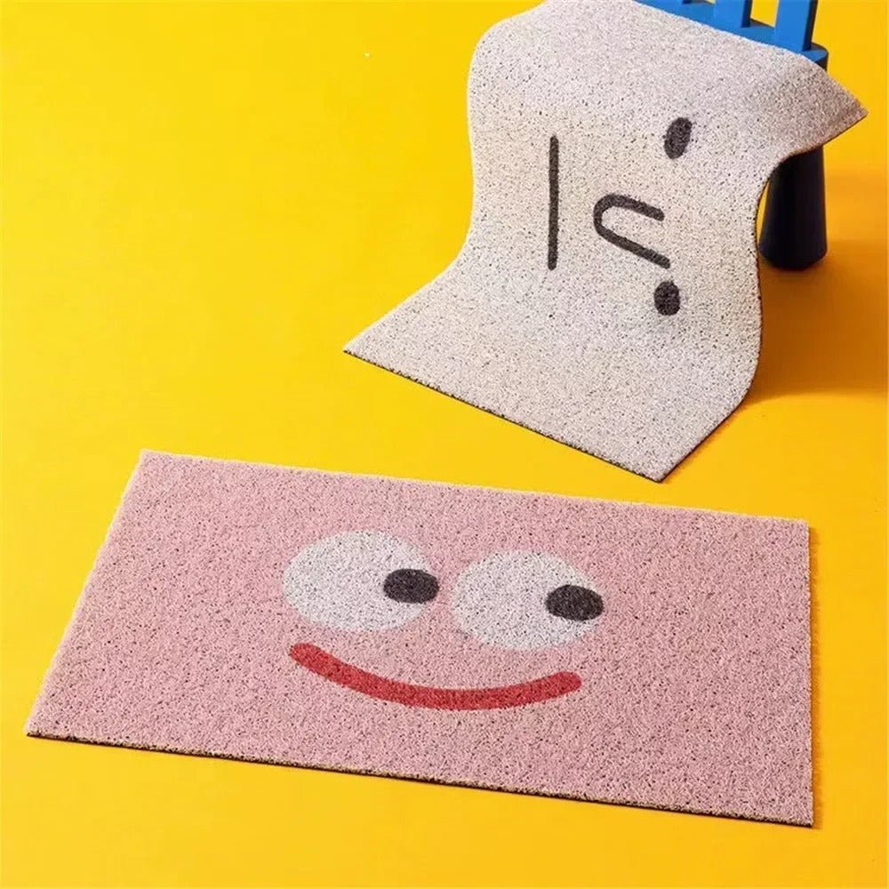 Χαλάκι Εισόδου Καλωσορίσματος Emoji με Αντιολισθητική Πλάτη για Διάδρομο και Είσοδο