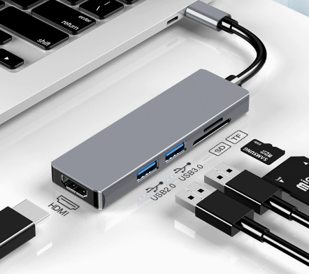 Hub USB-C – Συμπαγής Λύση 5 σε 1 με HDMI 4K