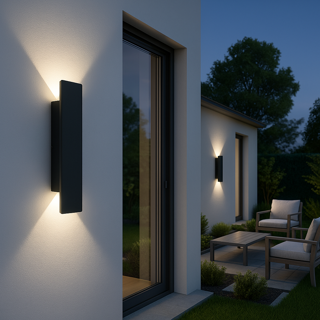 LED Φωτιστικό Τοίχου Εξωτερικού Χώρου Streamline – Αδιάβροχο IP65 – Διαθέσιμο σε 4 Μεγέθη
