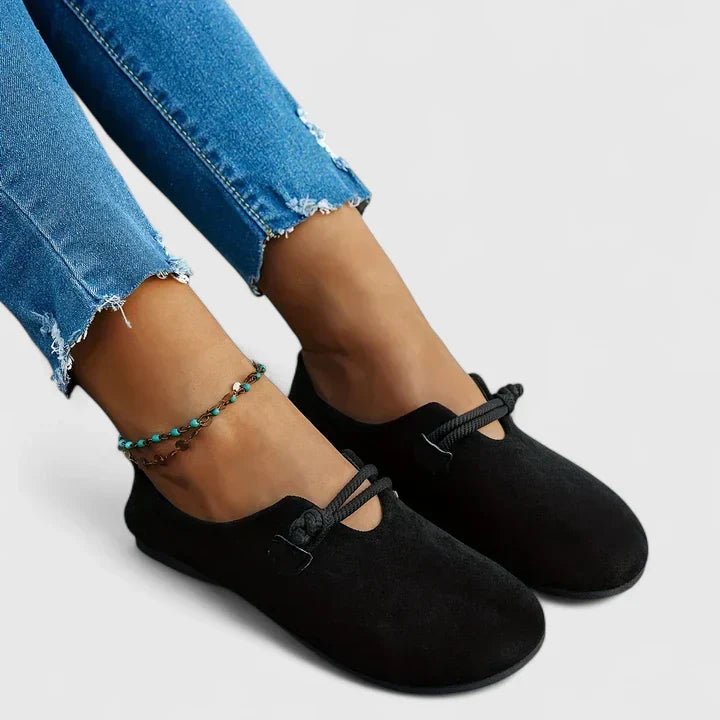Ορθοπεδικά Γυναικεία Loafers με Λεπτομέρεια από Σχοινί