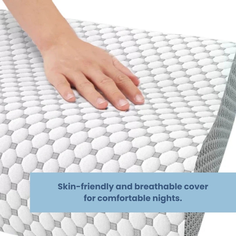Άνετο Ορθοπεδικό Μαξιλάρι Memory Foam - Υποστήριξη Αυχένα & Σπονδυλικής Στήλης για Βαθύτερο Ύπνο