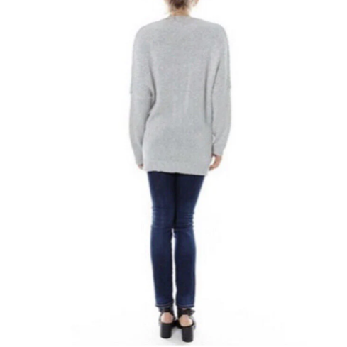 Γυναικείο Πλεκτό ΠουλOver Κρουαζέ με Λαιμόκοψη V