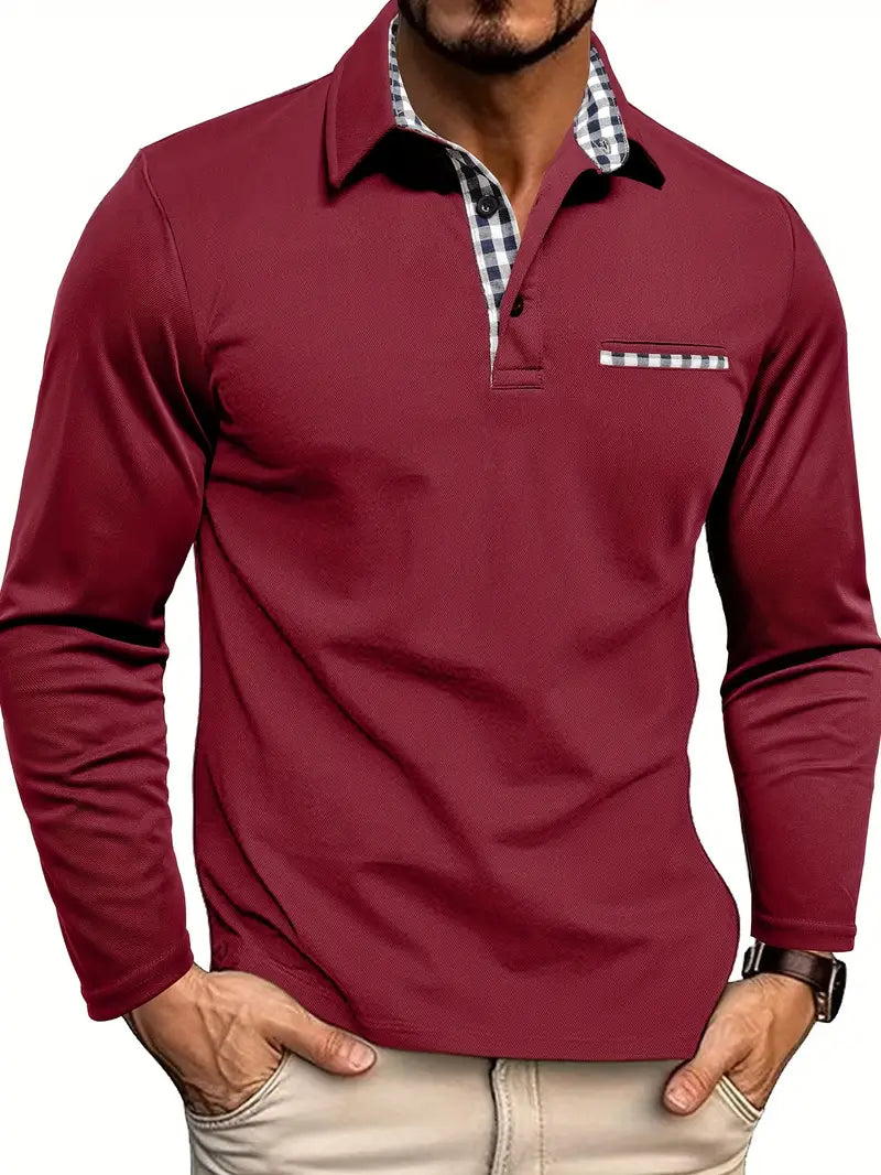 Ανδρική Μακρυμάνικη Μπλούζα Polo