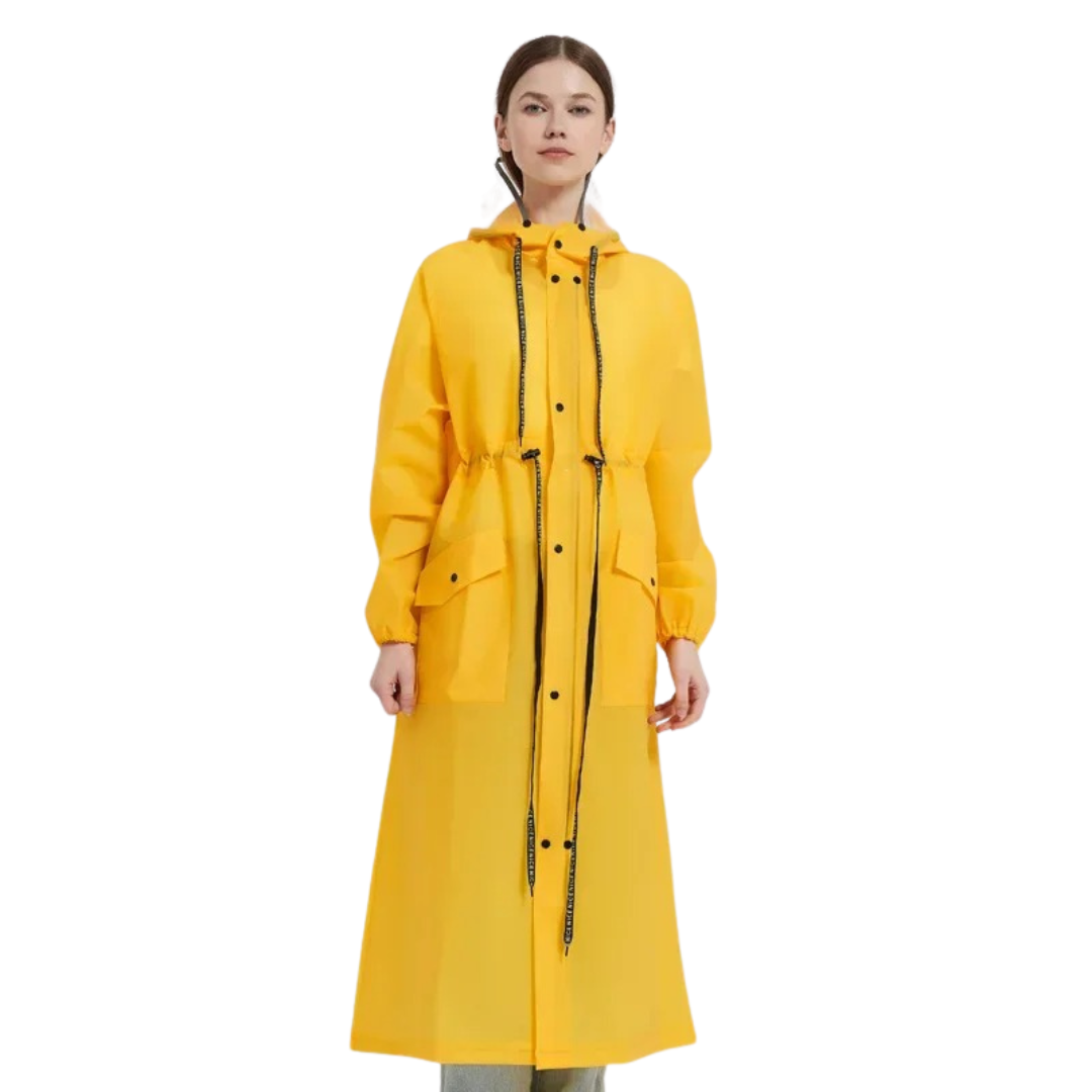 Μακρύ Γυναικείο Αδιάβροχο Τζάκετ