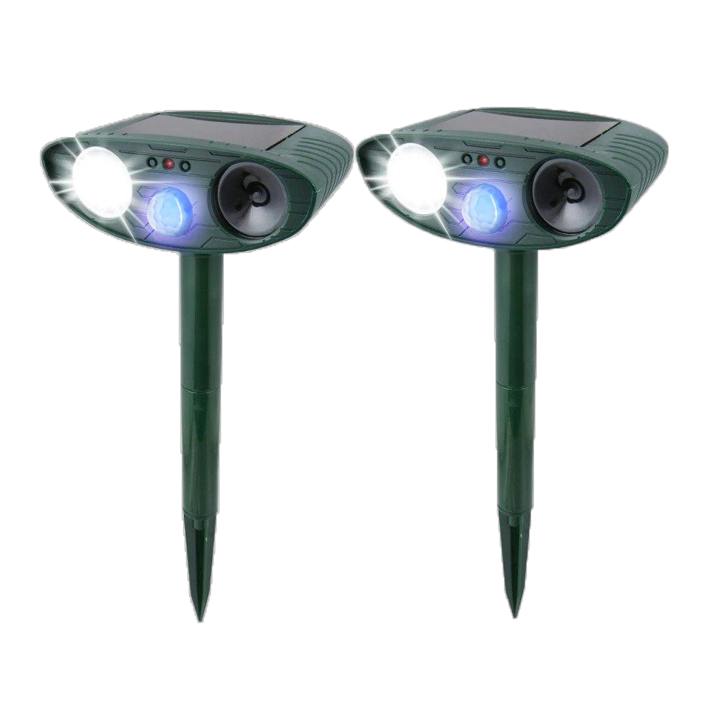 Ηλιακό Απωθητικό Κουνελιών Υπερήχων με Φως που Αναβοσβήνει - Απαλλαγείτε από τα Κουνέλια