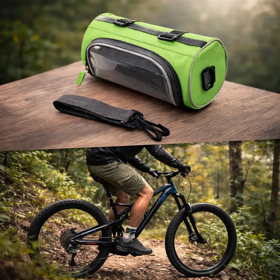 Τσάντα Τιμονιού - Αδιάβροχη Τσάντα Ποδηλάτου με Οθόνη Αφής