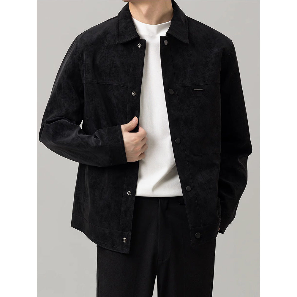 Ανδρικό Τζάκετ-Πουκάμισο με Κουμπιά
