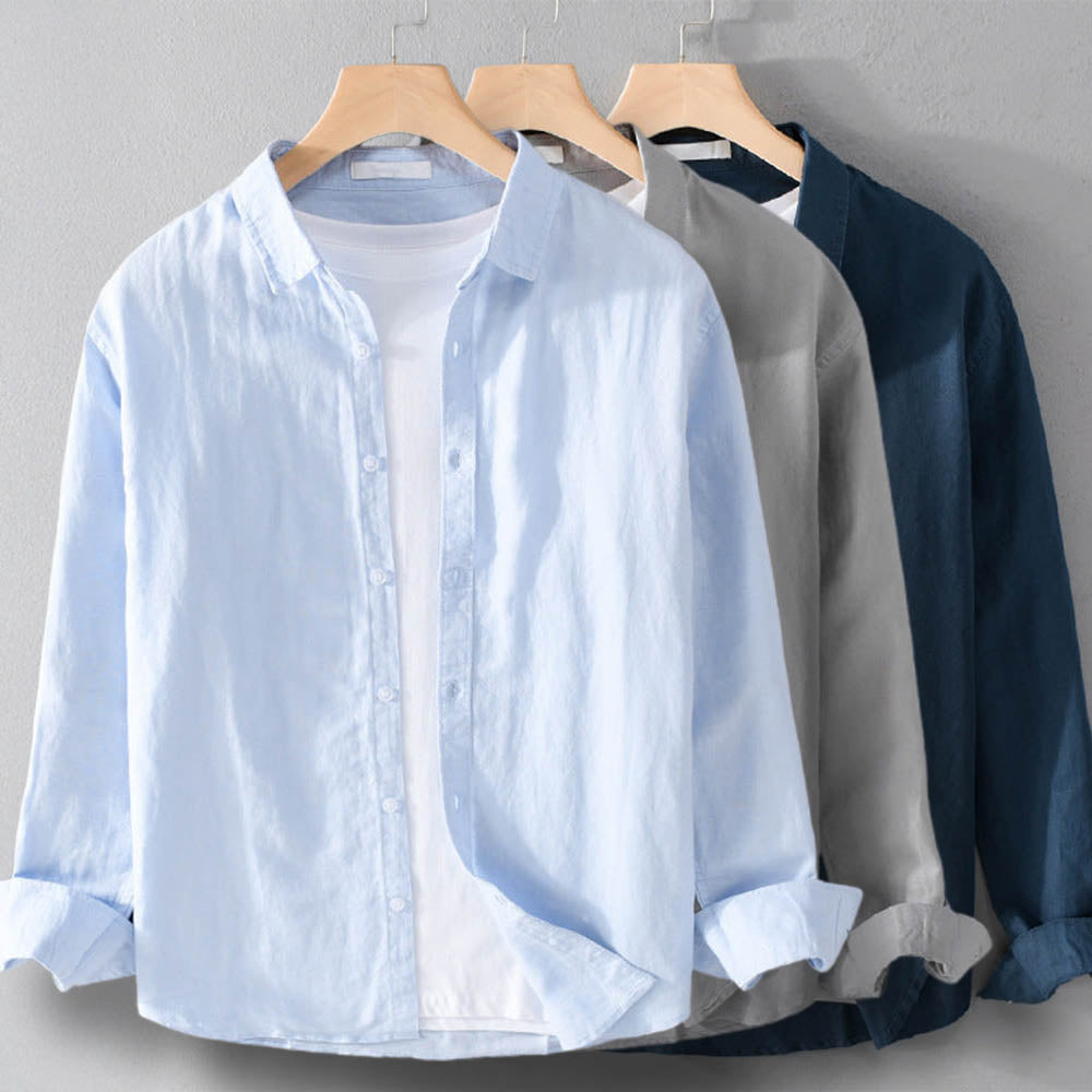 Ανδρικό Πουκάμισο σε Άνετη Γραμμή