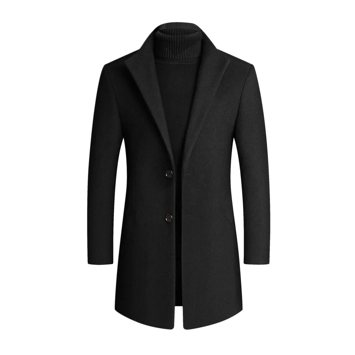 Ανδρικό Επίσημο Παλτό Slim-Fit