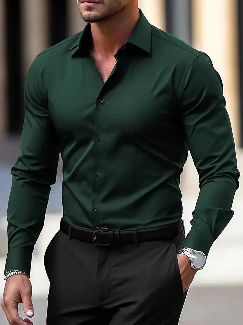 Ανδρικό Επίσημο Πουκάμισο Slim-Fit