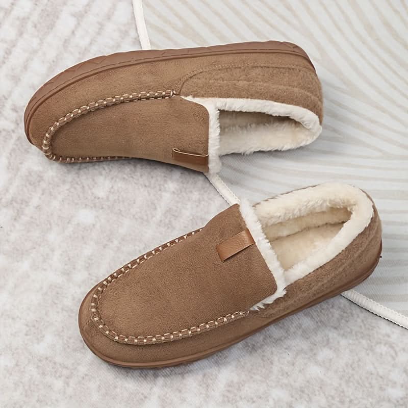 Ζεστά Ανδρικά Slip-On Παπούτσια από Συνθετικό Μαλλί
