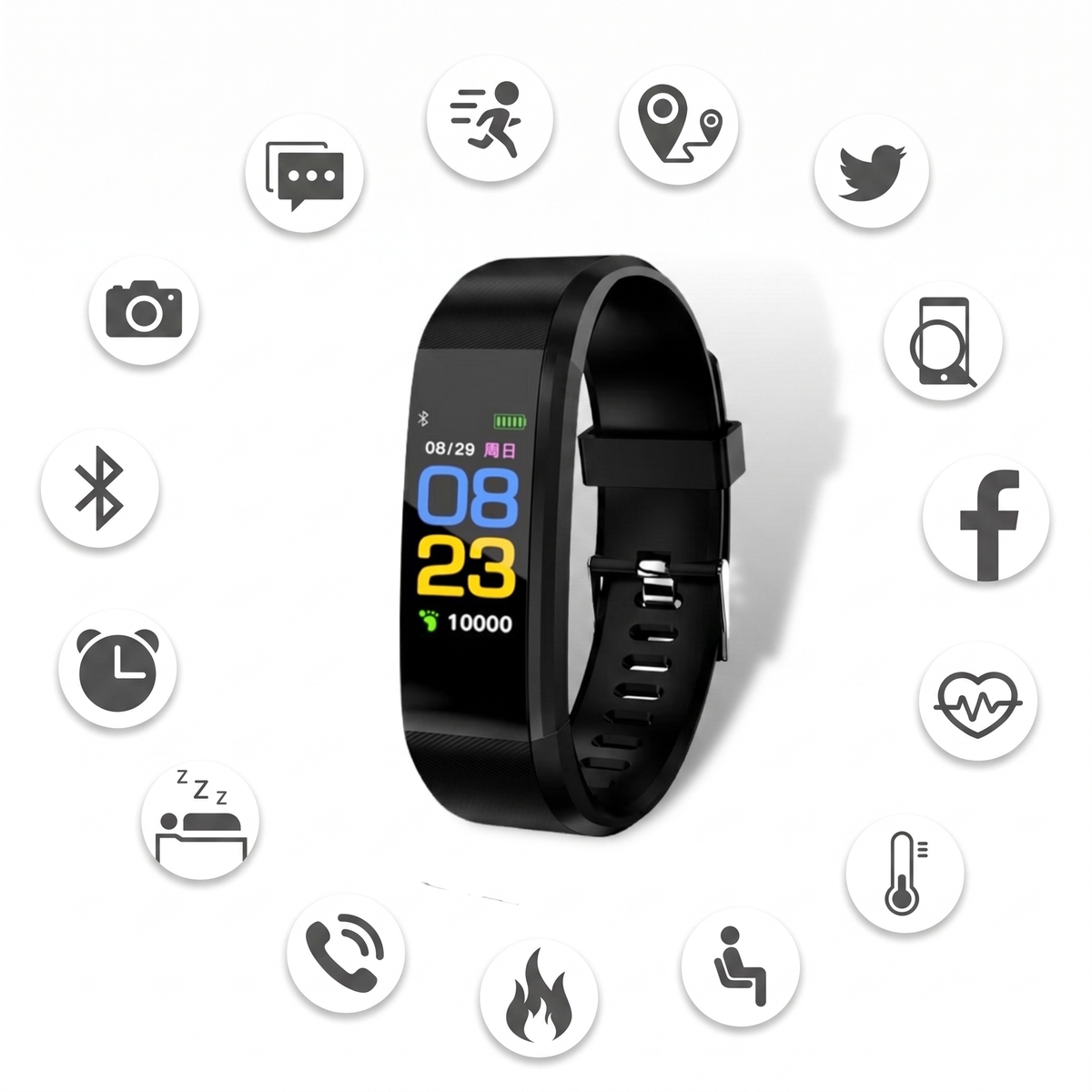Smartwatch για Ηλικιωμένους | Παρακολούθηση Υγείας με Καταγραφή Καρδιακών Παλμών & Πίεσης Αίματος | Εύχρηστος Σχεδιασμός για Δραστήρια Ζωή