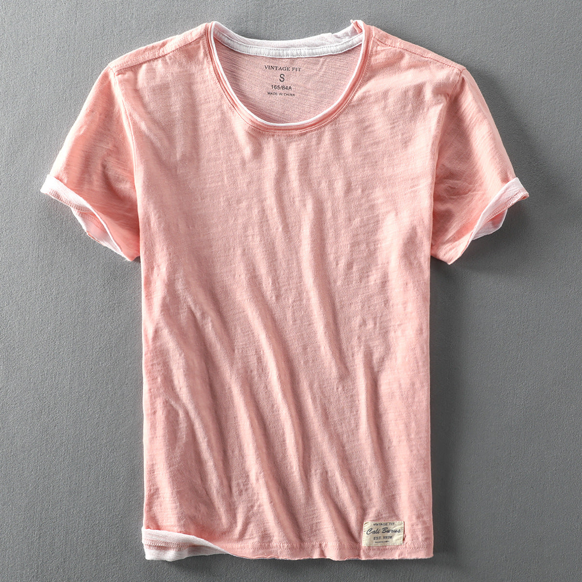 Ανδρικό Κοντομάνικο T-Shirt σε Κλασική Εφαρμογή | Minimal Στυλ