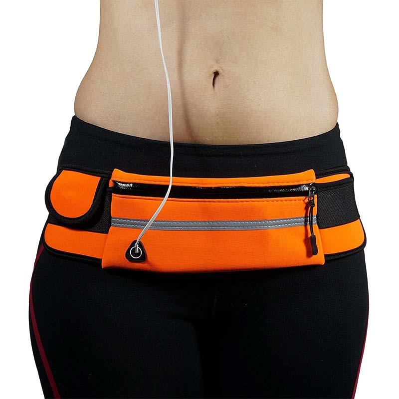Unisex Ελαφρύ Αδιάβροχο Τσαντάκι Μέσης Fitness