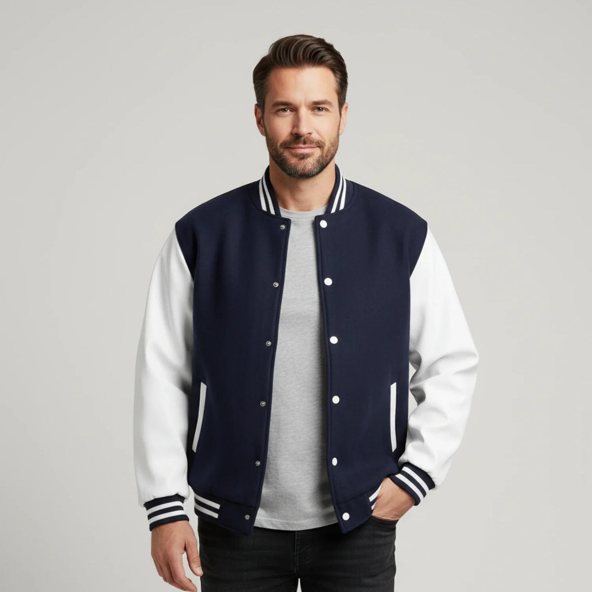 Κλασικό Ανδρικό Μπουφάν Varsity