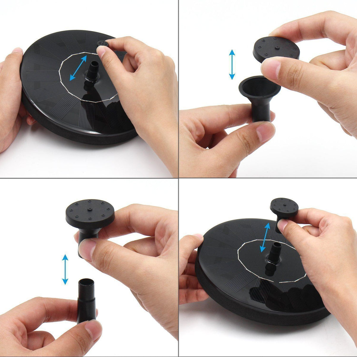 Ηλιακή Αντλία Σιντριβανιού WaterSoft – Για Λίμνη, Λουτρό Πτηνών ή Διακόσμηση Κήπου